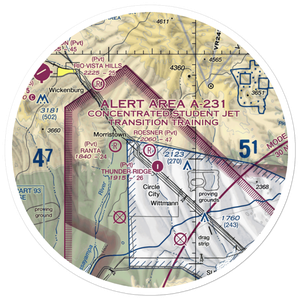 Roesner Ranch Airport (AZ32) VFR Sectional Sticker (30 mile)