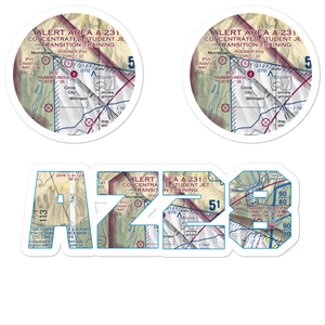 Thunder Ridge Airpark (AZ28) VFR Sectional Sticker Pack