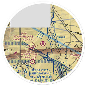 Four Pillars Airport (AZ21) VFR Sectional Sticker (20 mile)