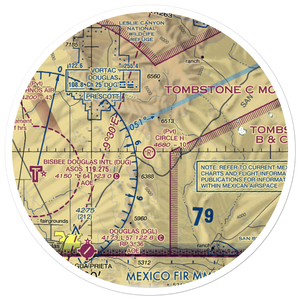 Circle H Ranch Airport (AZ17) VFR Sectional Sticker (30 mile)