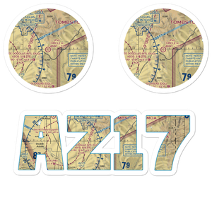 Circle H Ranch Airport (AZ17) VFR Sectional Sticker Pack