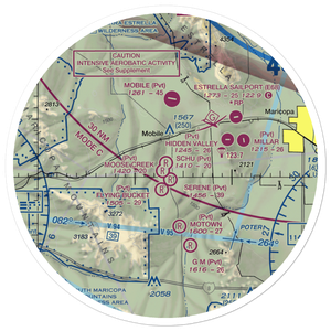 Schu Ranch Airport (AZ13) VFR Sectional Sticker (30 mile)