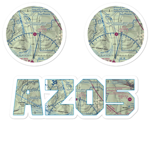 Lakeside Airpark (AZ05) VFR Sectional Sticker Pack