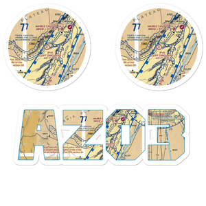 Cliff Dwellers Lodge Airport (AZ03) VFR Sectional Sticker Pack