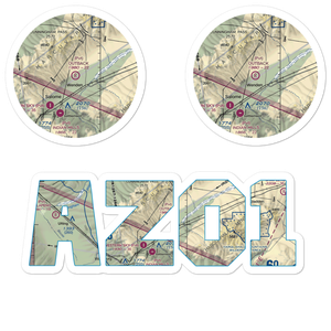 Outback Ranch Airstrip (AZ01) VFR Sectional Sticker Pack
