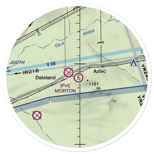 Morton Field Ultralight Flightpark (AZ00) VFR Sectional Sticker (20 mile)