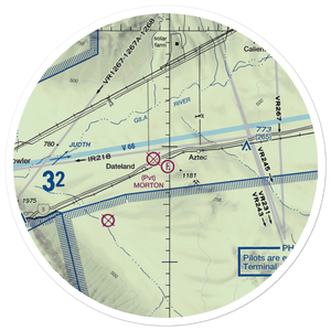 Morton Field Ultralight Flightpark (AZ00) VFR Sectional Sticker (30 mile)