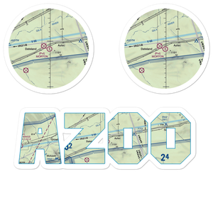 Morton Field Ultralight Flightpark (AZ00) VFR Sectional Sticker Pack