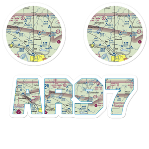 Chael Airport (AR97) VFR Sectional Sticker Pack