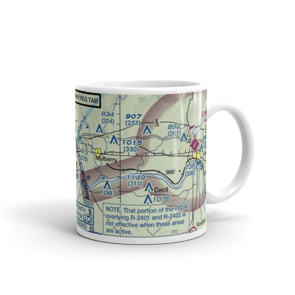 Squirrel Run Airport (AR94) VFR Sectional  Mug 