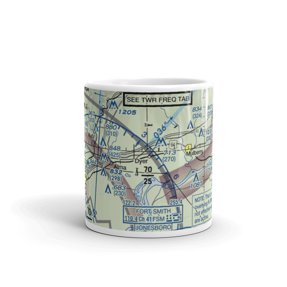 Squirrel Run Airport (AR94) VFR Sectional  Mug 