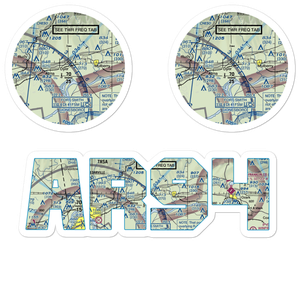 Squirrel Run Airport (AR94) VFR Sectional Sticker Pack