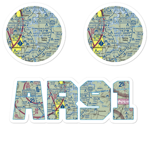 Circle S Farms Airport (AR91) VFR Sectional Sticker Pack