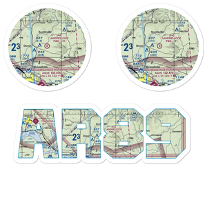 Landers Loop Airport (AR89) VFR Sectional Sticker Pack