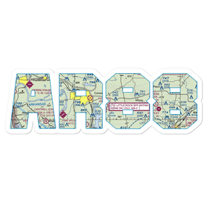 Poe's Airport (AR88) VFR Sectional Sticker