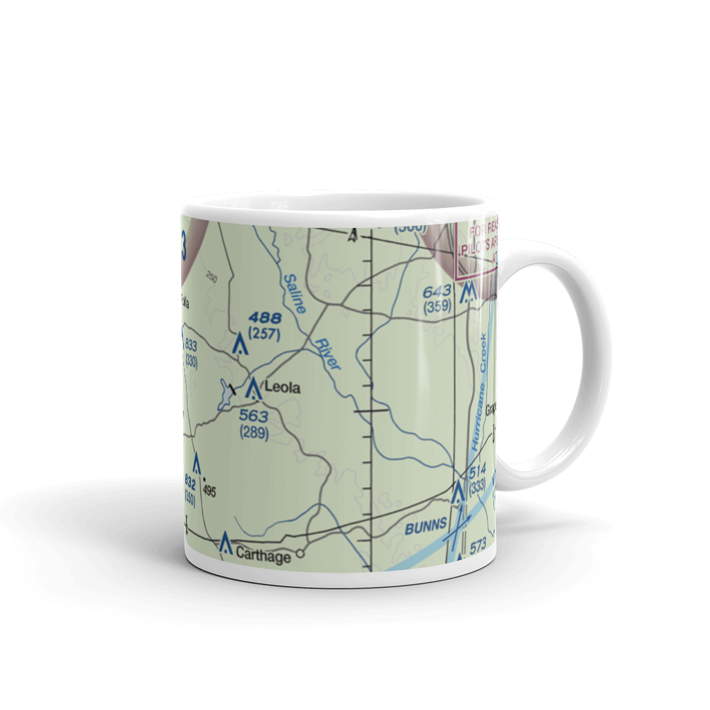 Heard Airport (AR83) VFR Sectional  Mug 