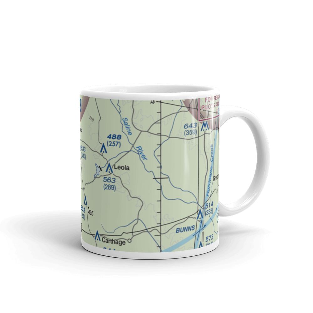 Gillespie Strip (AR82) VFR Sectional  Mug 
