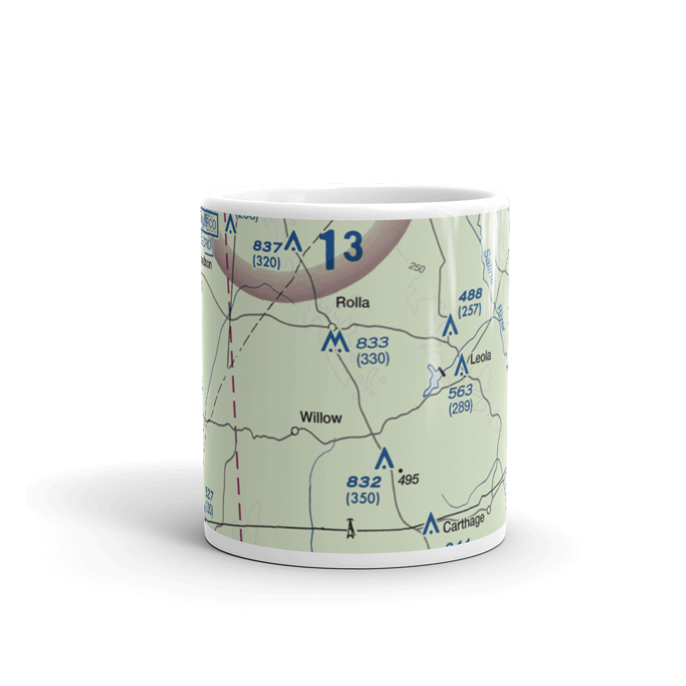 Gillespie Strip (AR82) VFR Sectional  Mug 