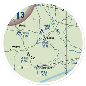 Katheryn's Landing Airport (AR81) VFR Sectional Sticker (20 mile)