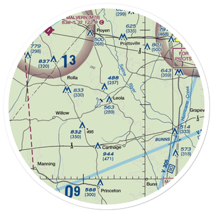 Katheryn's Landing Airport (AR81) VFR Sectional Sticker (30 mile)