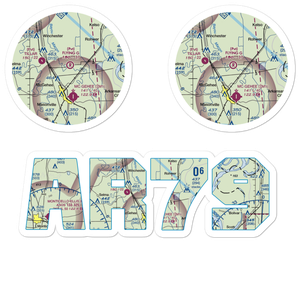 Flying G Ranch Airport (AR79) VFR Sectional Sticker Pack