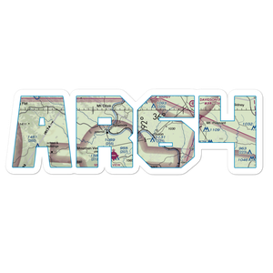 White River Airport (AR64) VFR Sectional Sticker