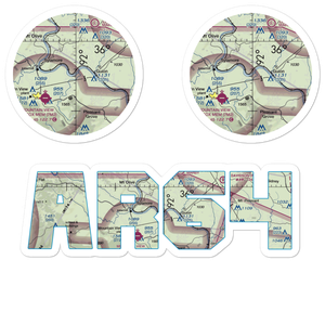 White River Airport (AR64) VFR Sectional Sticker Pack