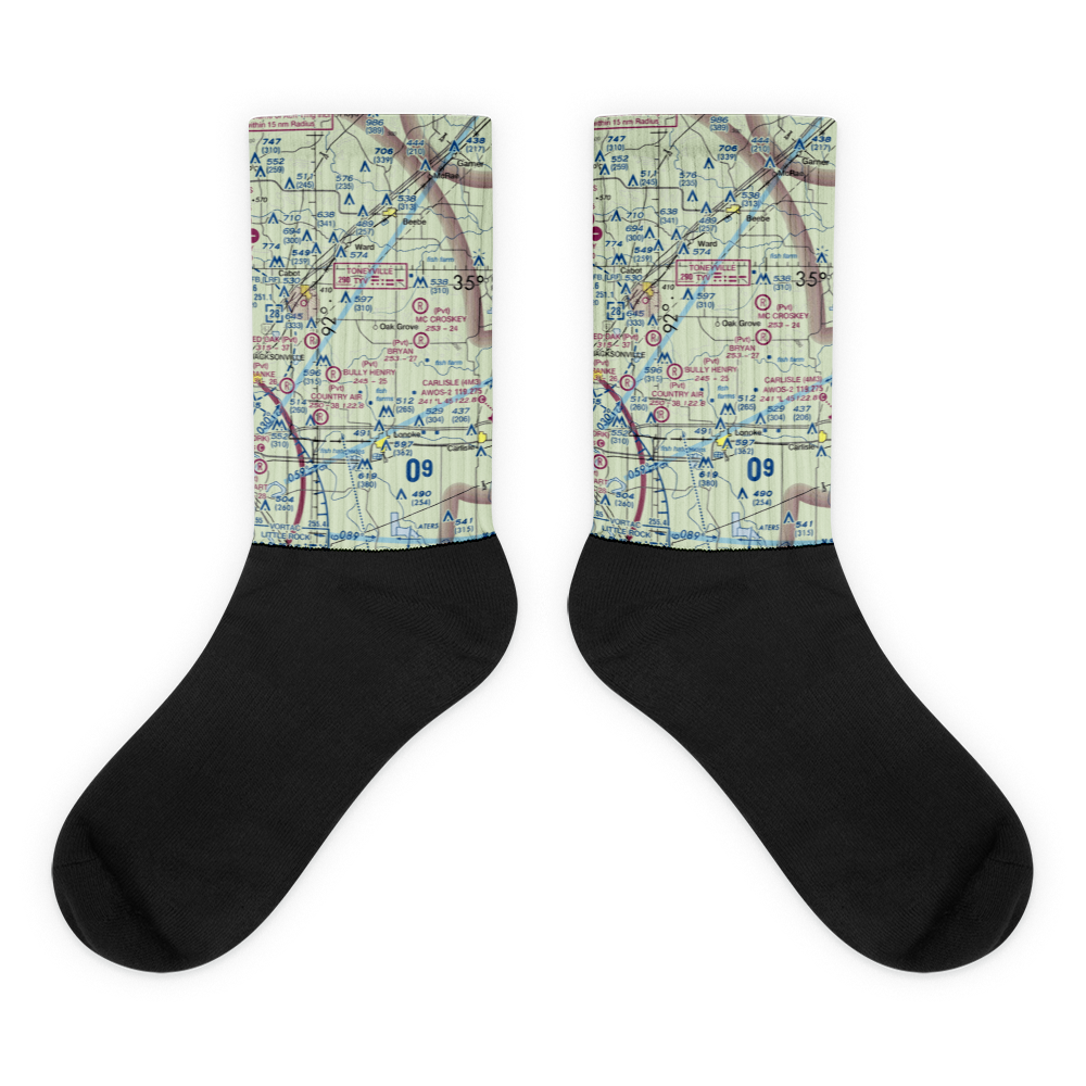 Ralph Fulmer Field (AR54) VFR Sectional Socks 