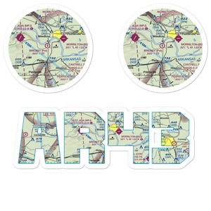 Brickey Private Airport (AR43) VFR Sectional Sticker Pack