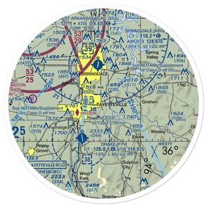 Henson Farm Airport (AR35) VFR Sectional Sticker (30 mile)