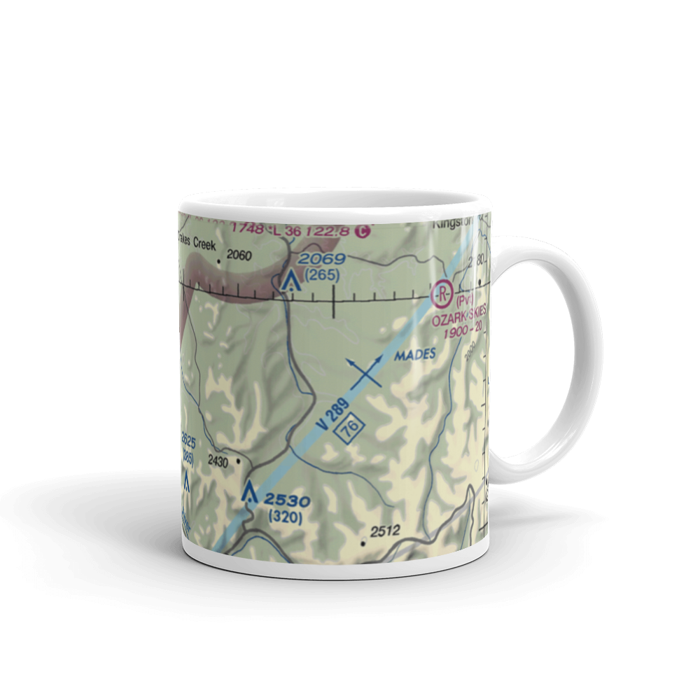 Lollars Creek Farm Airport (AR27) VFR Sectional  Mug 