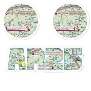 Vilonia Airport (AR25) VFR Sectional Sticker Pack