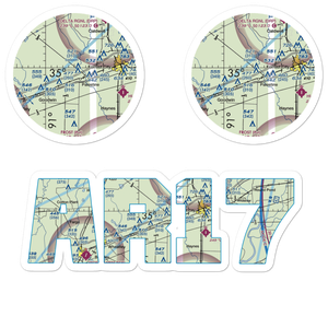 Burns Aerodrome (AR17) VFR Sectional Sticker Pack