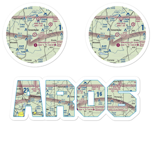 Cantrell Farms Airport (AR06) VFR Sectional Sticker Pack