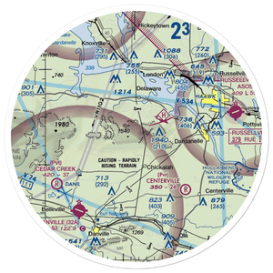 John Harris Field (AR05) VFR Sectional Sticker (30 mile)