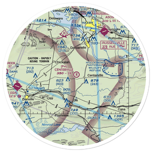 Centerville Airstrip (AR03) VFR Sectional Sticker (30 mile)