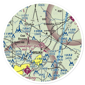Sommerset Strip (AL89) VFR Sectional Sticker (20 mile)