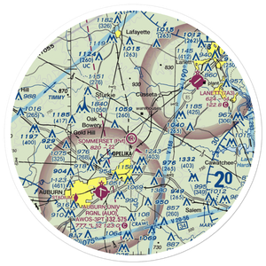 Sommerset Strip (AL89) VFR Sectional Sticker (30 mile)