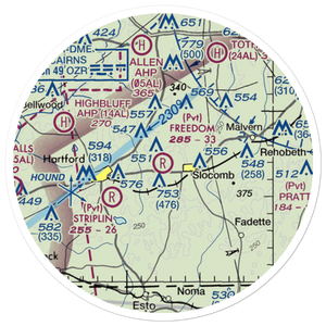 Freedom Field (AL41) VFR Sectional Sticker (20 mile)