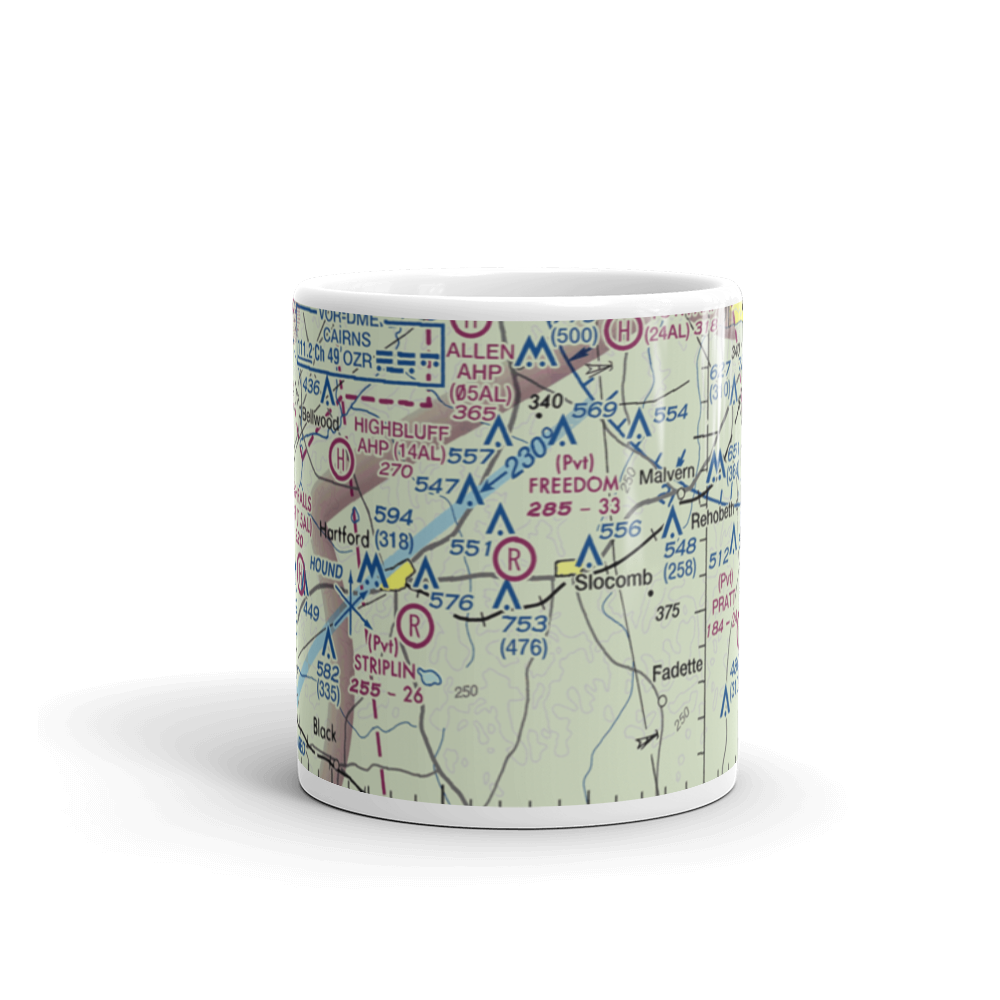 Freedom Field (AL41) VFR Sectional  Mug 