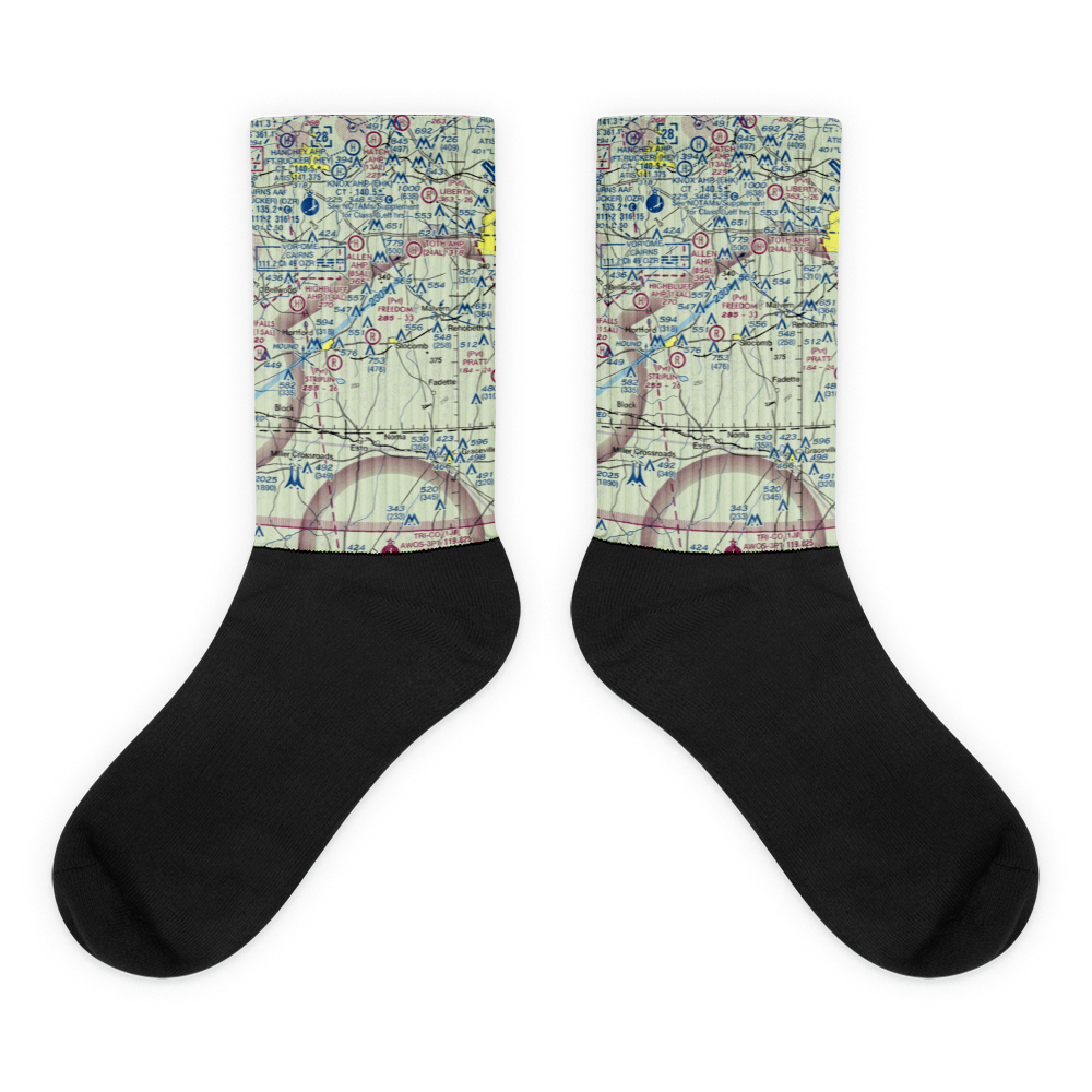 Freedom Field (AL41) VFR Sectional Socks 