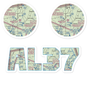 Benedick Airport (AL37) VFR Sectional Sticker Pack