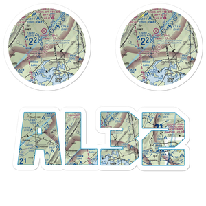 Flying M Ranch Airport (AL32) VFR Sectional Sticker Pack