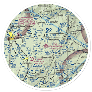 New Horizon Airport (AL29) VFR Sectional Sticker (30 mile)