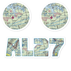 Headquarters Airport (AL27) VFR Sectional Sticker Pack