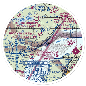 Grand Home Airport (AK99) VFR Sectional Sticker (20 mile)