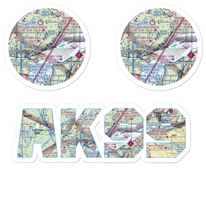 Grand Home Airport (AK99) VFR Sectional Sticker Pack
