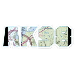 Buck Creek Airport (AK98) VFR Sectional Sticker
