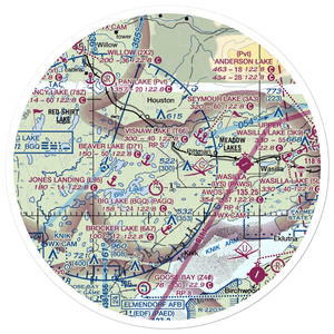 Twin Lake Airport (AK95) VFR Sectional Sticker (30 mile)