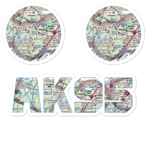 Twin Lake Airport (AK95) VFR Sectional Sticker Pack